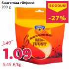 Saaremaa riivjuust
200 g