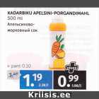 Allahindlus - KADARBIKU APELSINI-PORGANDIMAHL 500 ML