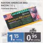 RAKVERE AMERICAN BBQ BACON 150 G