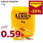 Allahindlus - Luksus nisujahu
1 kg