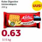 Allahindlus - Kalev Digestive
täisteraküpsis
200 g