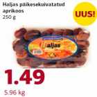 Allahindlus - Haljas päikesekuivatatud
aprikoos
250 g