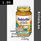 Allahindlus - Bebivita juurviljapüree sealihaga alates 1. eluaastast, 220 g