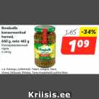 Allahindlus - Bonduelle
konserveeritud
herned,
660 g, neto 465 g