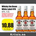 Allahindlus - Whisku Jim Beam White Label 4Y0