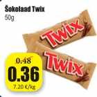 Allahindlus - Šokolaad Twix 50 g