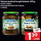 Konserveeritud kurgid Salvest, 675 g

