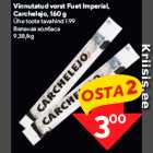 Vinnutatud vorst Fuet Imperial,
Carchelejo, 160 g

