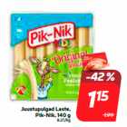 Juustupulgad Laste,
Pik-Nik, 140 g