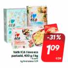 Allahindlus - Valik ICA i love eco
pastasid, 400 g-1 kg