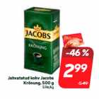 Jahvatatud kohv Jacobs
Krönung, 500 g
