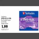 Allahindlus - Verbatim DVD+R 8,5GB