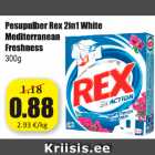 Allahindlus - Pesupulber Rex 2in1 White Mediterranean Freshness 300 g