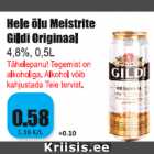 Allahindlus - Hele õlu Meistrite Gildi Originaal