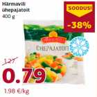 Allahindlus - Härmavili
ühepajatoit
400 g