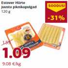 Allahindlus - Estover Hiirte
juustu piknikupulgad
120 g