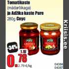 Allahindlus - Tomatikaste
(mädarõikaga)
ja Adžika kaste Pure
280g
