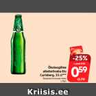 Allahindlus - Ökoloogiline
alkoholivaba õlu
Carlsberg, 33 cl***