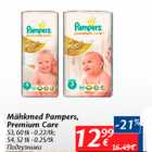 Mähkmed - Mähkmed Pampers, Premium Care