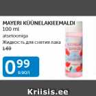 Allahindlus - MAYERI KÜÜNELAKIEEMALDI 100 ML