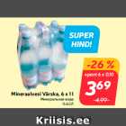 Mineraalvesi Värska, 6 x 1 l