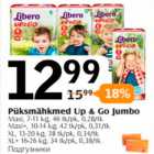 Mähkmed - Püksmähkmed Up & Go Jumbo