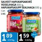 SALVEST HAPUKAPSABORŠ VEISELIHAGA 530 G, HAPUKAPSASUPP SEALIHAGA 530 G