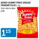 AVIKO SUNNY FRIES SIRGED FRIIKARTULID 1 KG