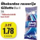 Allahindlus - Ühekordne raseerija Gillette