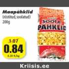 Allahindlus - Maapähklid
(röstitud, soolatud)
200g