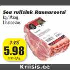 Allahindlus - Sea rullsink Rannarootsi
kg / Maag
Lihatööstus