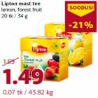 Lipton must tee