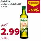 Allahindlus - Ondoliva
ekstra-neitsioliiviõli
500 ml