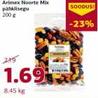 Allahindlus - Arimex Noorte Mix
pähklisegu
200 g