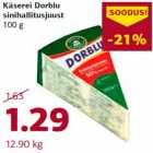 Allahindlus - Käserei Dorblu
sinihallitusjuust
100 g