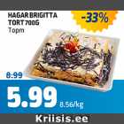 Allahindlus - HAGAR BRIGITTA TORT 700 G