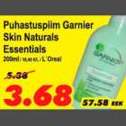 Allahindlus - Puhastuspiim Garnier Skin Naturals Essentials