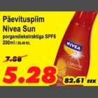 Allahindlus - Päevituspiim Nivea Sun