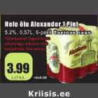 Hele õlu Alexander 1 Pint