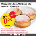 Moosipall Berliner, Mantinga, 60 g