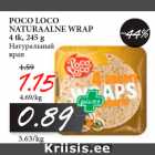 Allahindlus - POCO LOCO
NATURAALNE WRAP