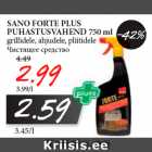 Allahindlus - SANO FORTE PLUS
PUHASTUSVAHEND 750 ml