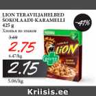 Allahindlus - LION TERAVILJAHELBED
ŠOKOLAADI-KARAMELLI
425 g