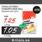 Allahindlus - VILMA JUUBELI
TORDIPULBER 450 g