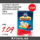 Allahindlus - KAPTEN GRANT
VEINIMAITSELINE
HEERINGAFILEE
240 g