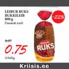 Allahindlus - LEIBUR RUKS
RUKKILEIB
800 g