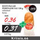 Allahindlus - EESTI PAGAR
PERENAISE SAI 320 g