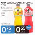 AURA SCHÖRLE GASEERITUD VESI 0,75 L