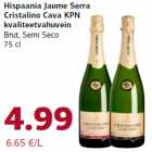 Allahindlus - Hispaania Jaume Serra
Cristalino Cava KPN
kvaliteetvahuvein