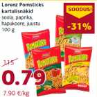 Allahindlus - Lorenz Pomsticks
kartulisnäkid